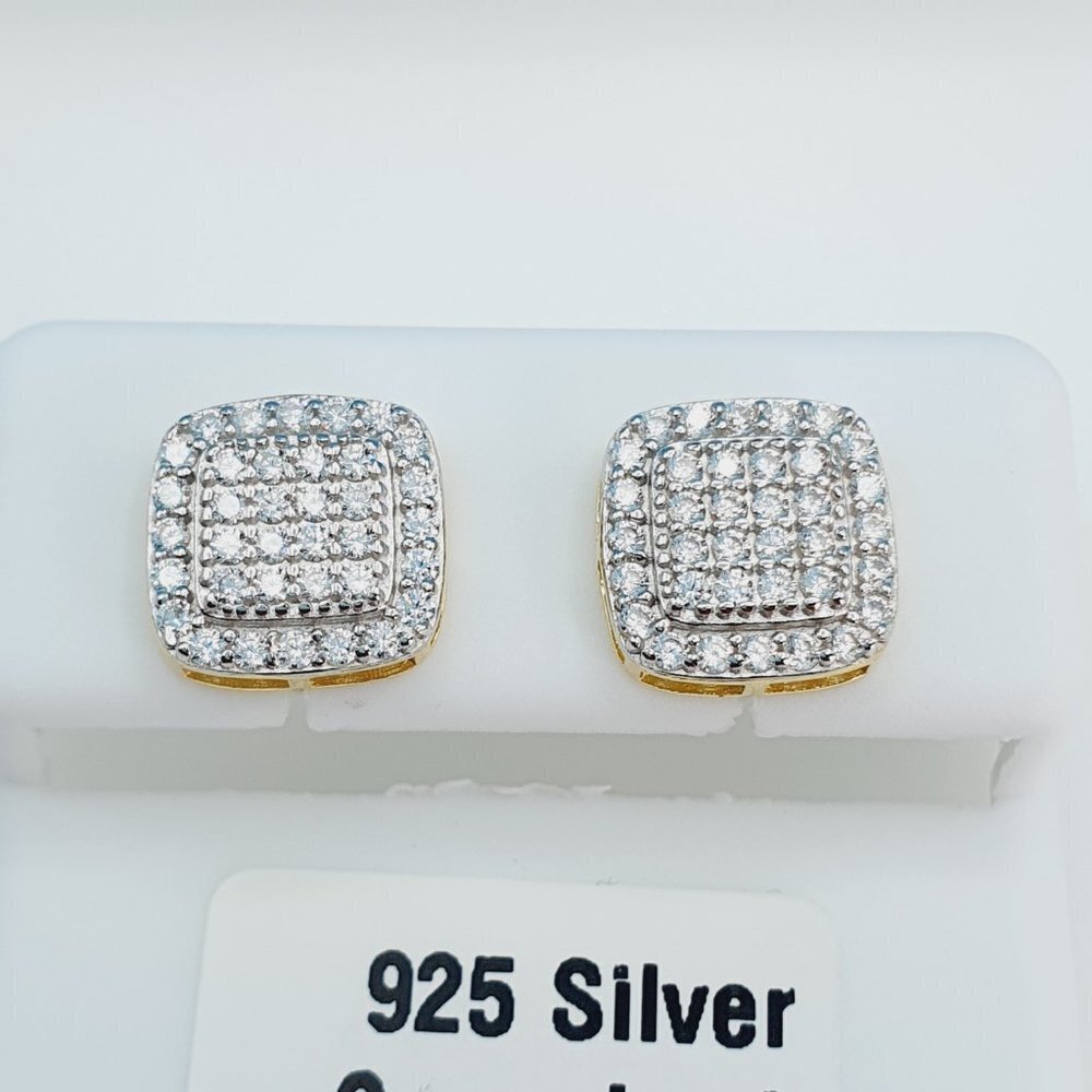 925 Sterling Silver Cubic Zirconia Earrings, U19254800